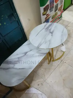 Round and Oval Coffee Marble Effect Tables