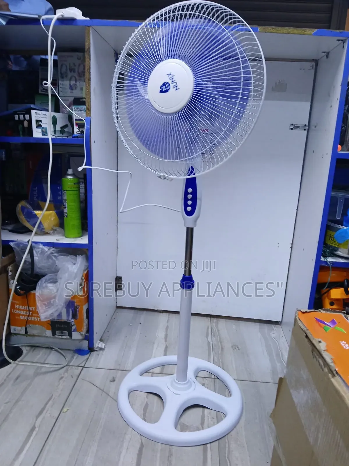 Nunix Fan Size 16 3 Speed Standing Fan