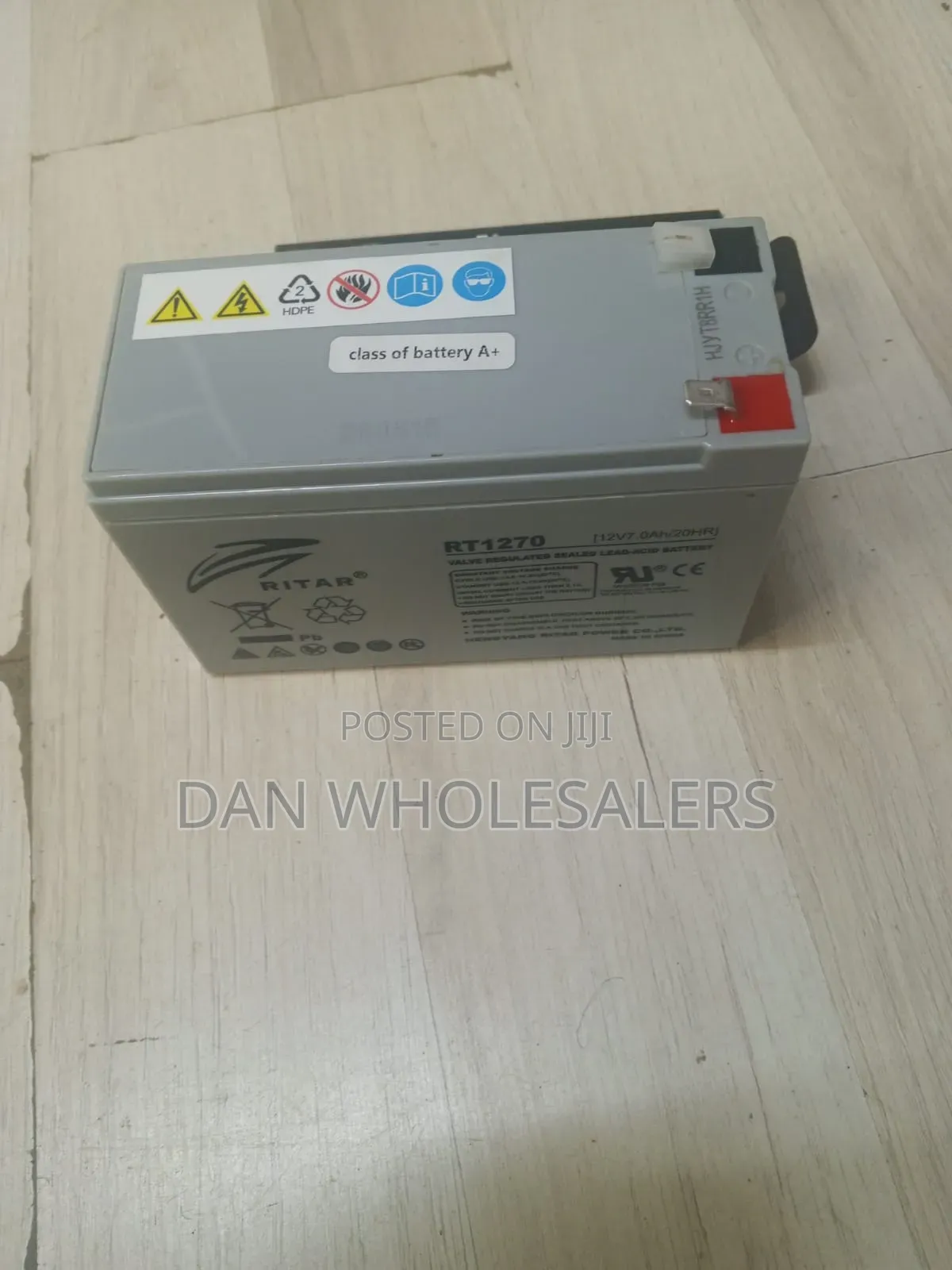 Ritar Battery 7AH 12v Rechargeable Backup Power