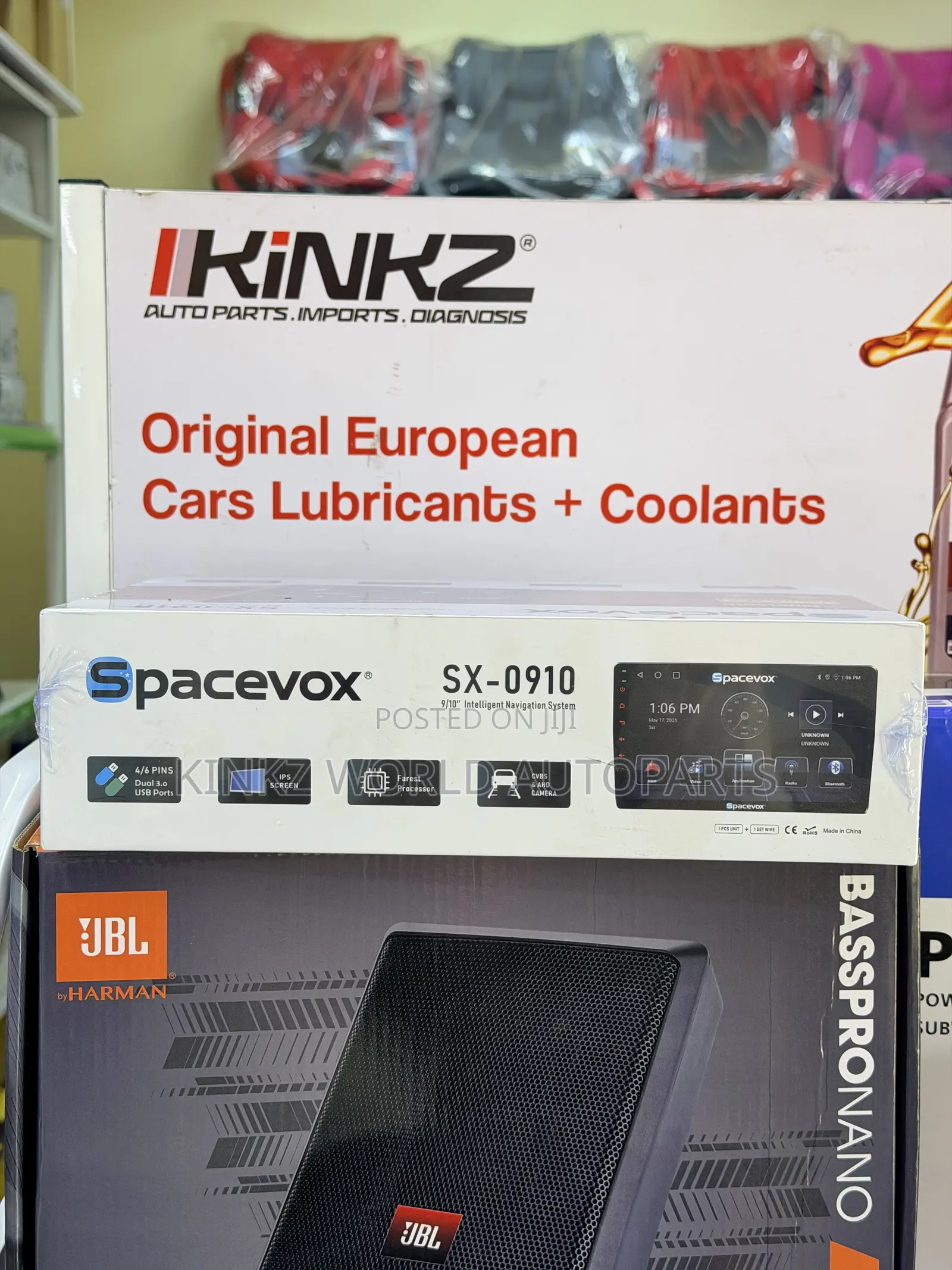 Spacevox RS-010 Audio Android Car Player AHD ASP Carplay IPS
