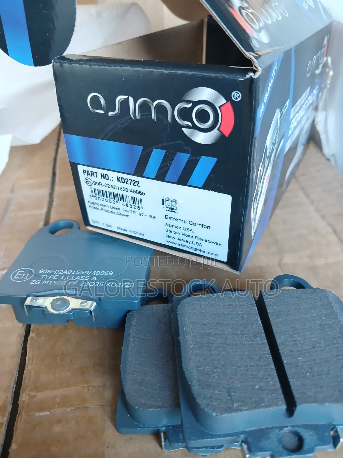 Kd2722 Mark Ii,crown,aristo, Lexus Asimco Breakpads