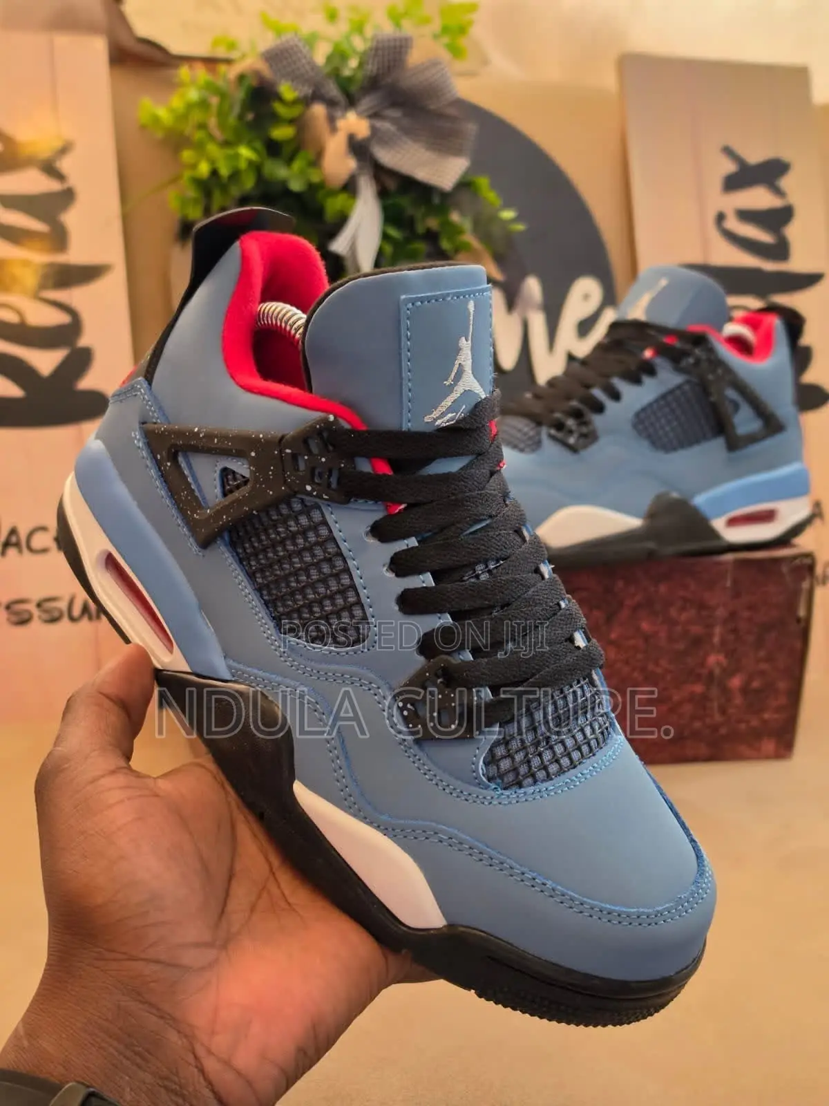 Jordan 4 Cactus Blue X Travis Scott