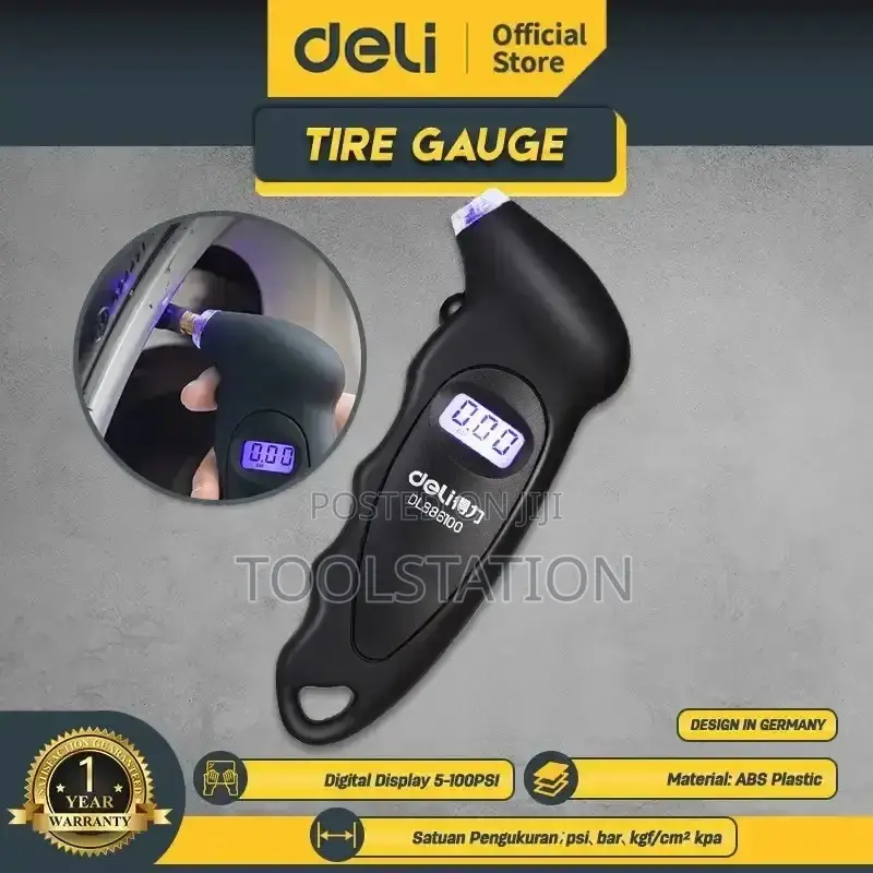 Tire Gauge Digital Heavy Duty 0.20-- 90bar DL886100
