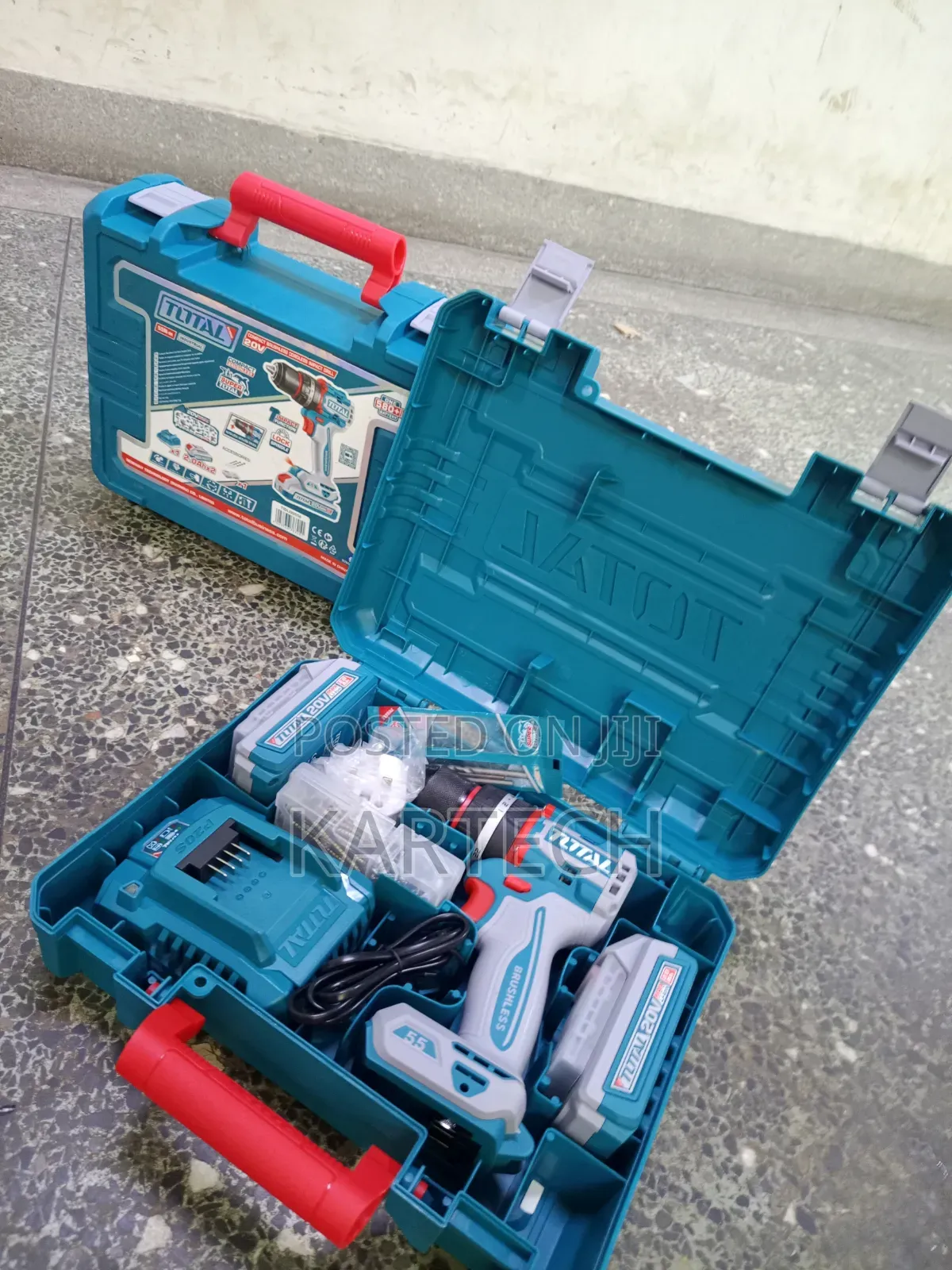 TOTAL TIDLI20558 Heavy-Duty 20V Cordless Drill