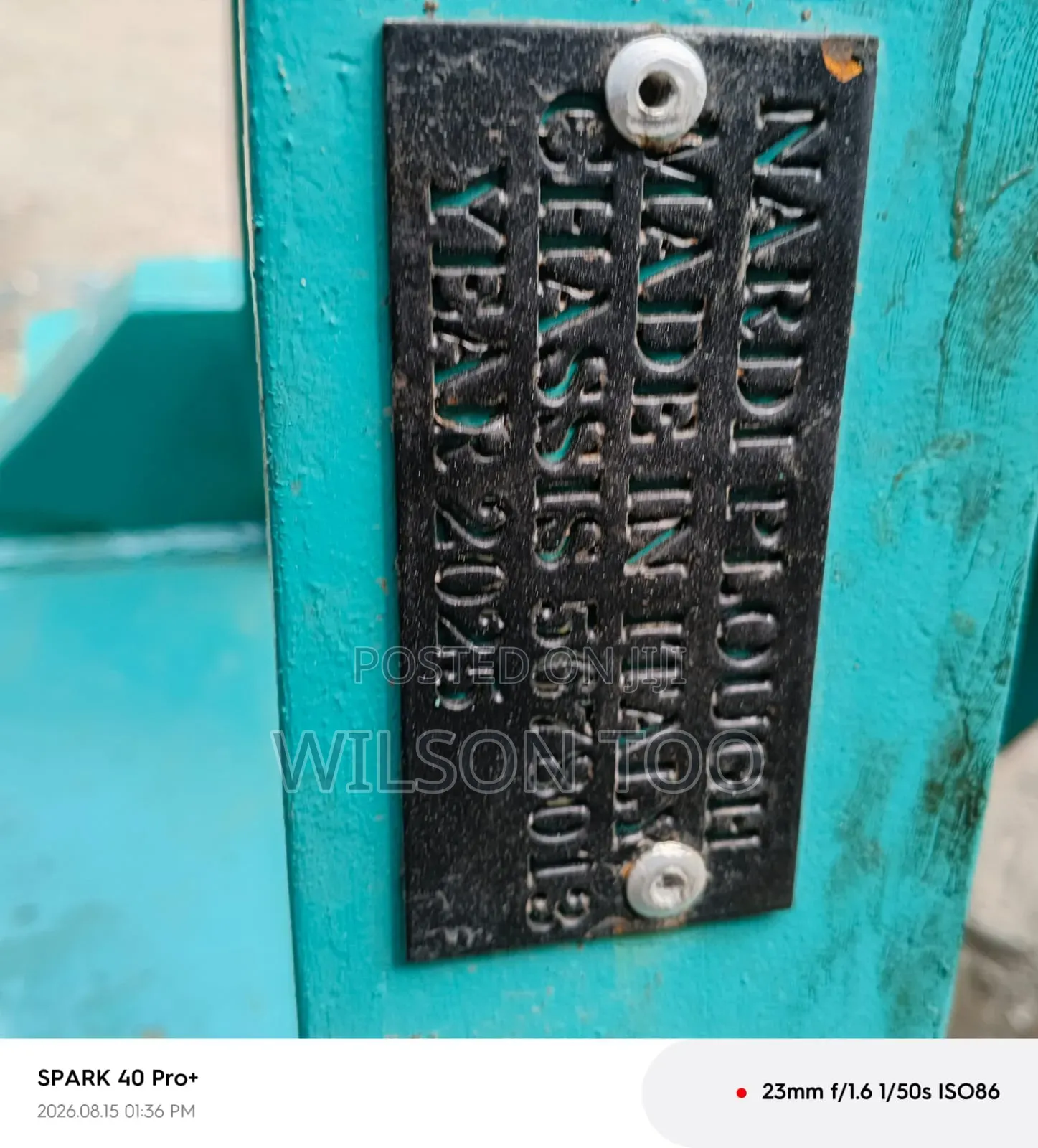 3 Disc Nardi Plough Green Original