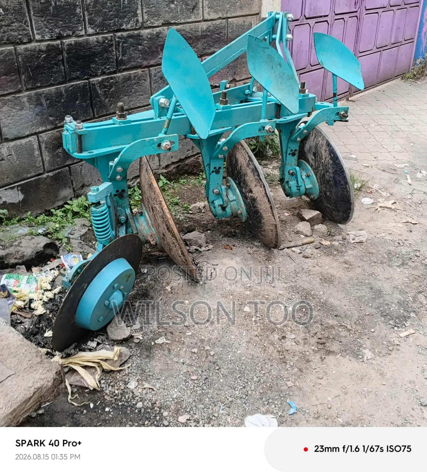 3 Disc Nardi Plough Green Original