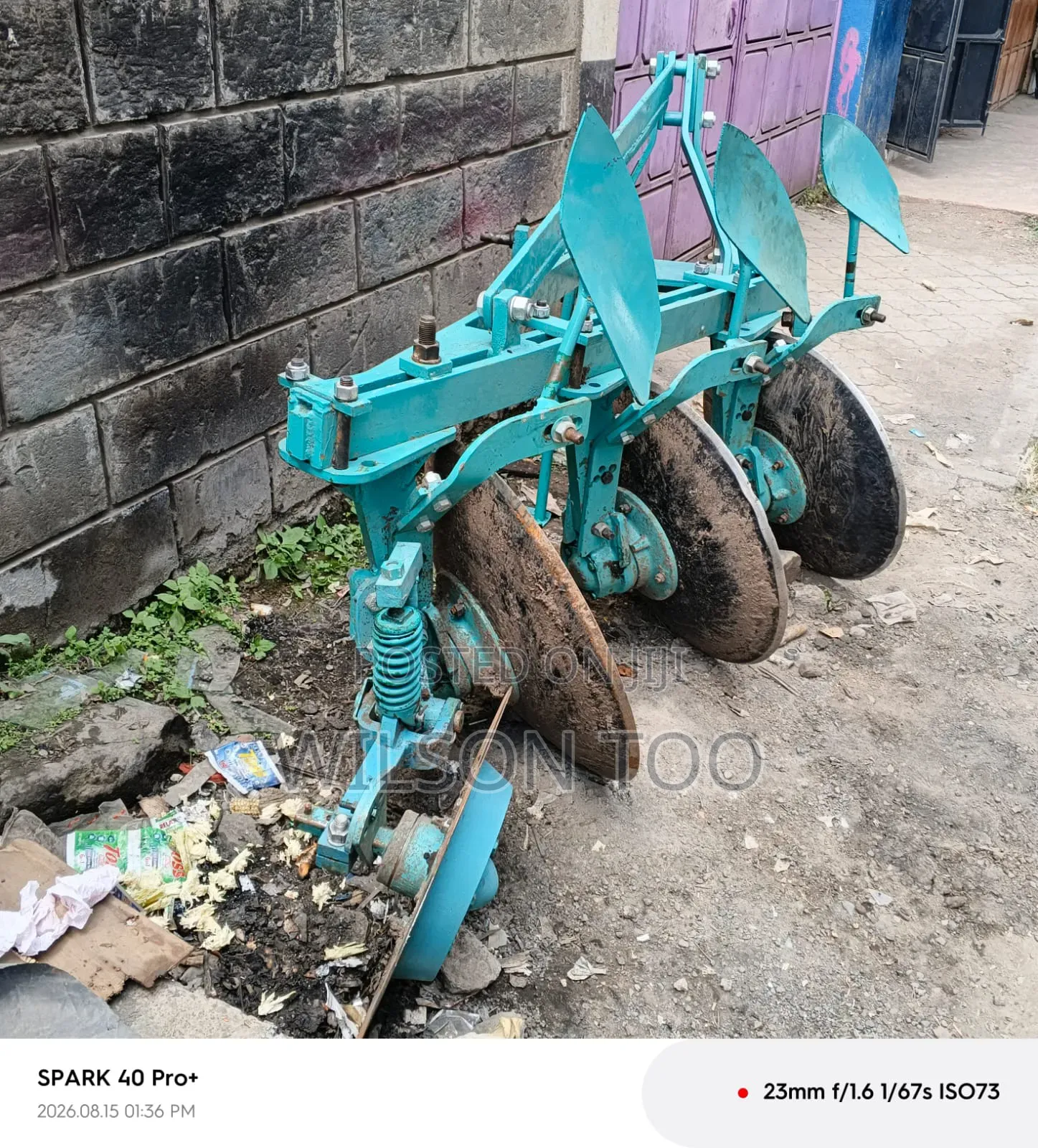 3 Disc Nardi Plough Green Original