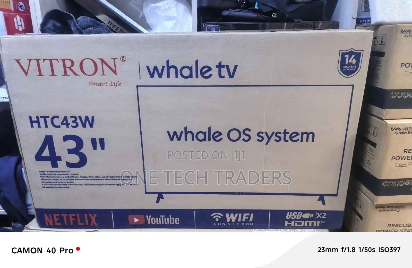 Vitron 43- Inch Smart TV Whale TV