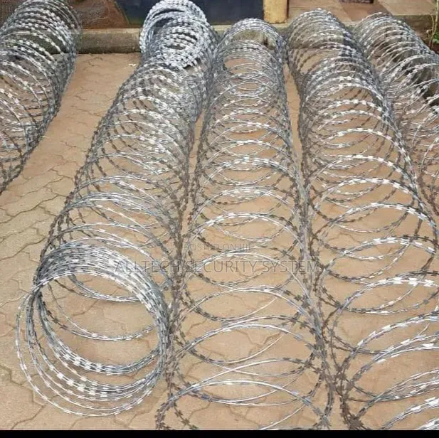 10metersElectric Fence Silver Razors Wire