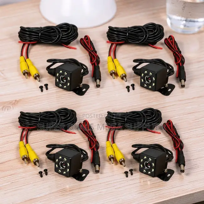 Waterproof Easy to Install Back Up 8 LEDs Car Rear Reverse Cameras