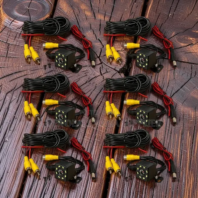 Angle Adjustable Universal Back Up 8 LEDs Car Rear Reverse Cameras