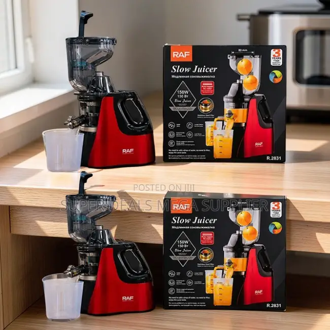 Nutrient Retention RAF R.2831 400Ml Slow Juicer Juice Extractor