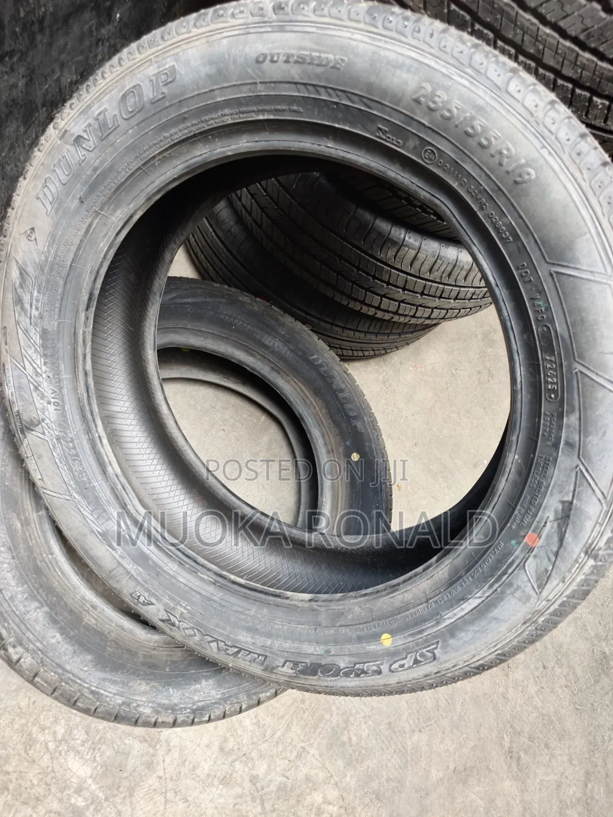 235/55r19 Dunlop Tyre Made in Japan (SP Sport Maxx A1