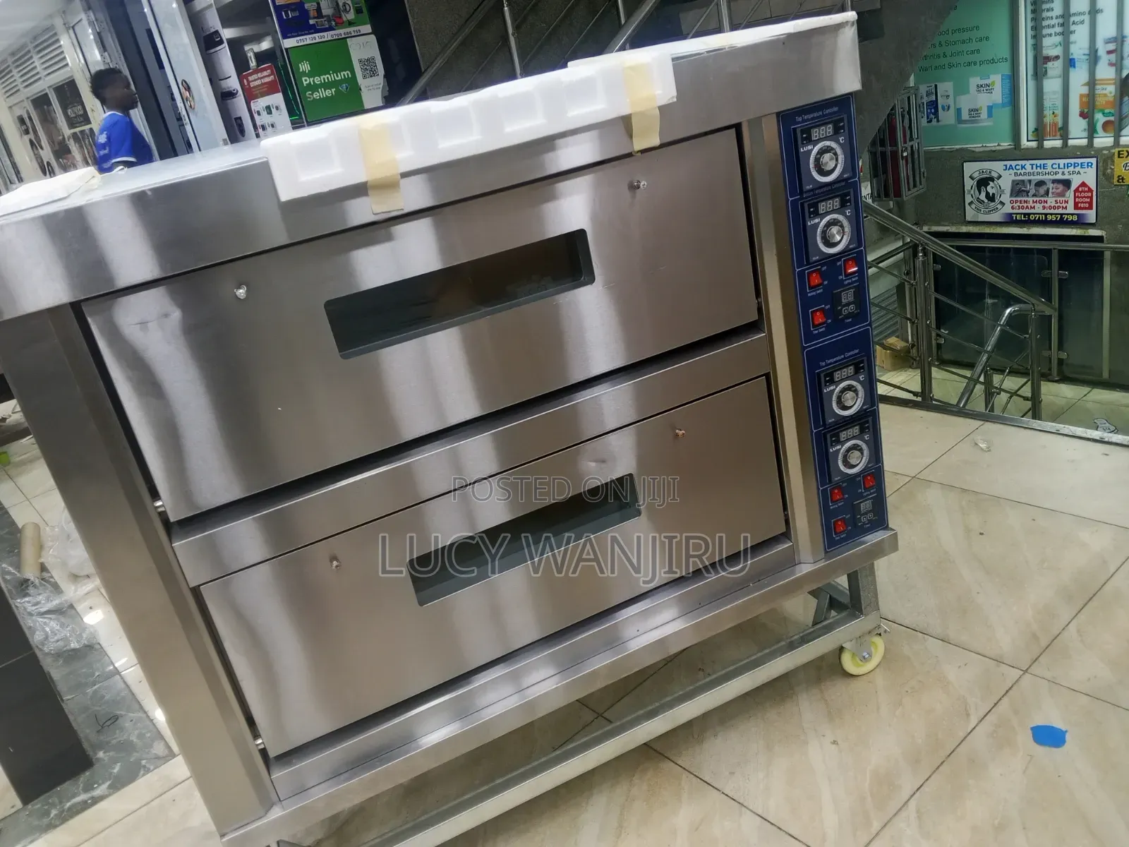 Commercial Oven Two Deck 4 Tray
