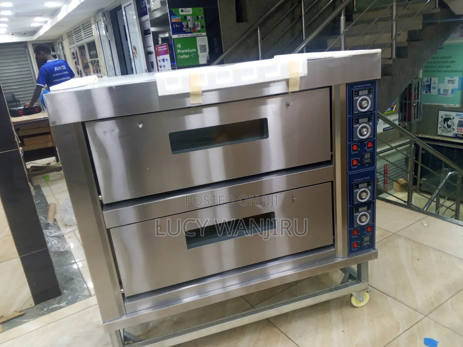 Electric Oven 4 Deck Two Tray