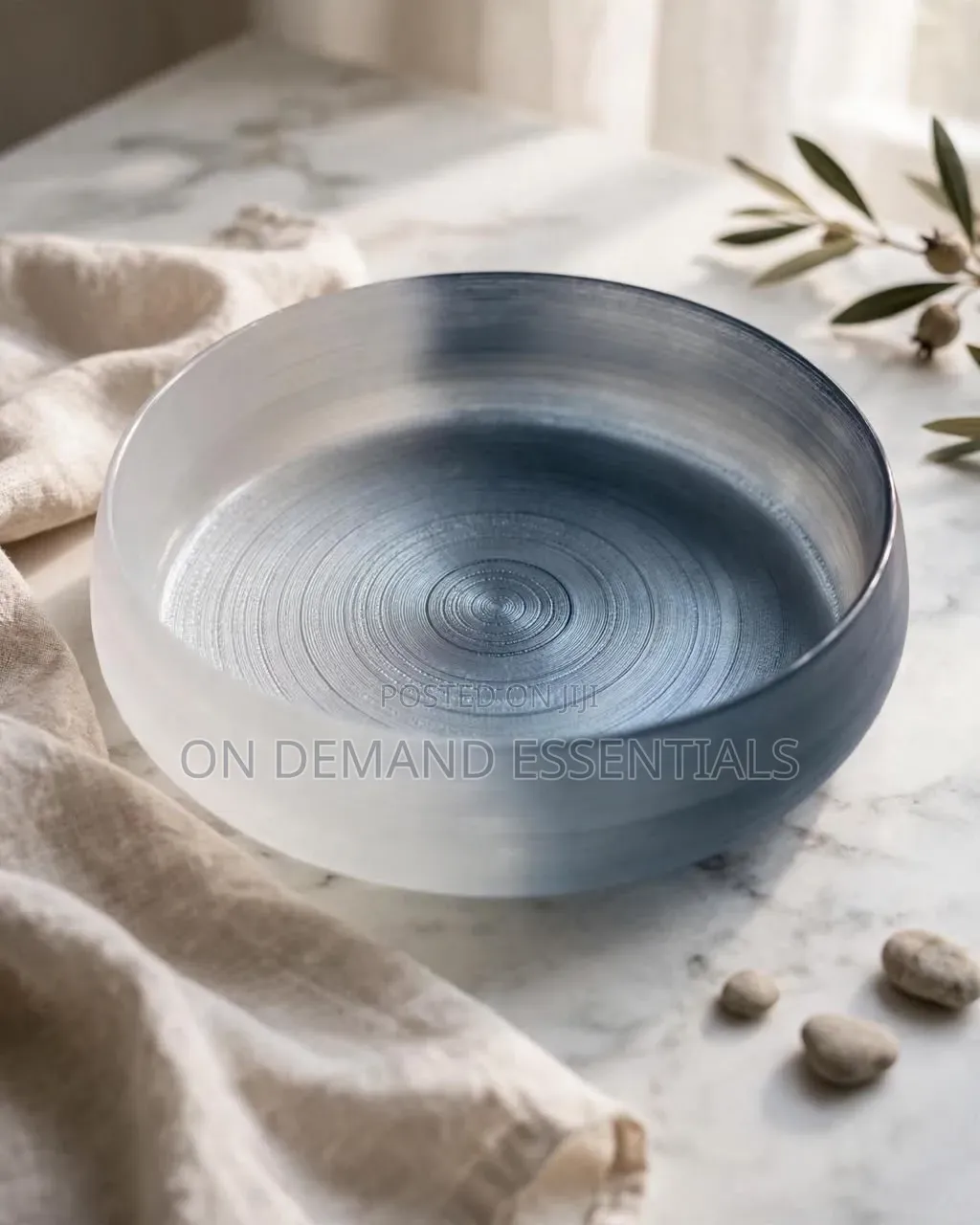 Smoky Ombre Glass Plate
6pc
