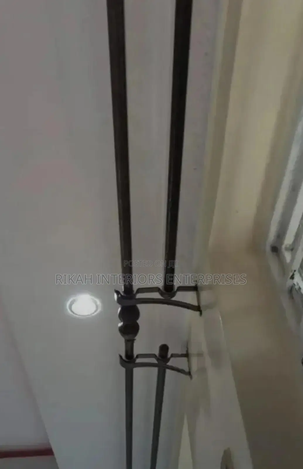 Jua Kali Curtain Rods Curtain Rods Powdered Environmental Friendly