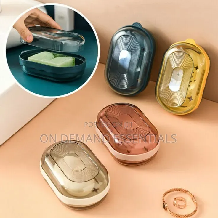 Gold and Pink Travel Soap Holder