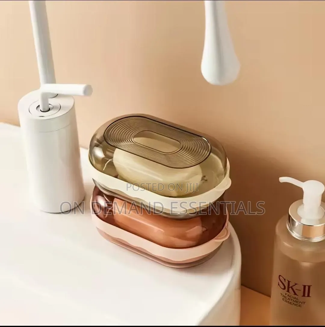 Gold and Pink Travel Soap Holder