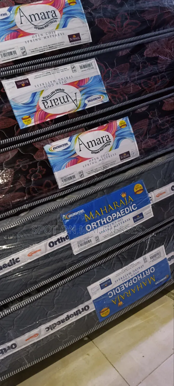 5X6X8 Original Bobmil Brand Spring Mattresses. Brand New and Sealed.