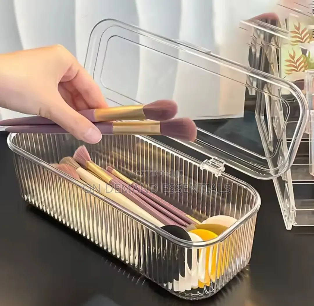 Clear Acrylic Multipurpose Accessory/Cosmetic/Kitchen Organizer