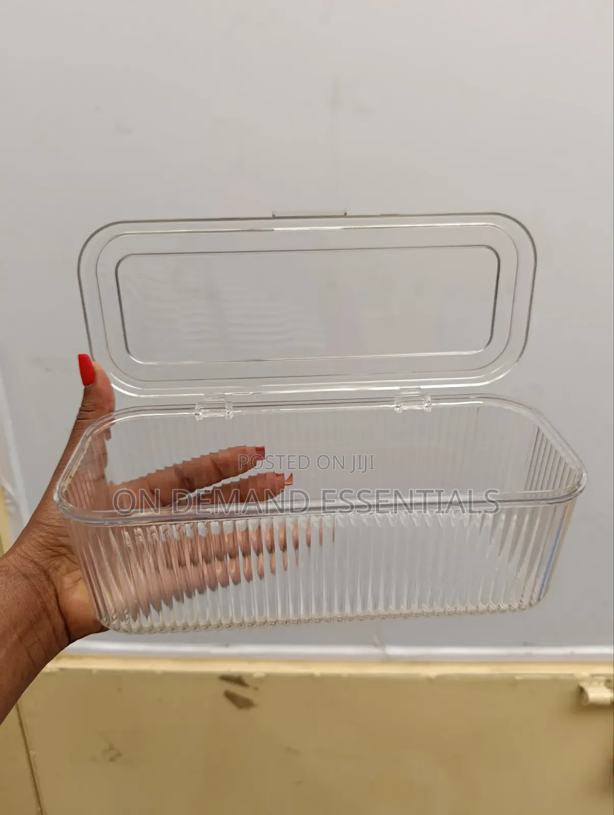 Clear Acrylic Multipurpose Accessory/Cosmetic/Kitchen Organizer