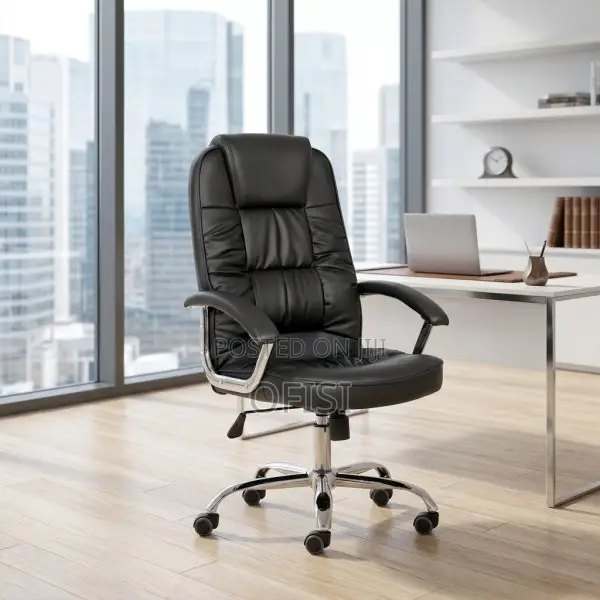 Office Chair; Executive Swivel Office Leather Chair
