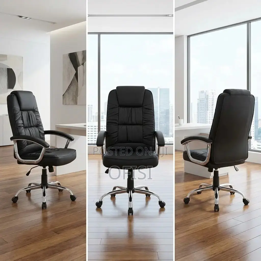 Office Chair; Executive Swivel Office Leather Chair