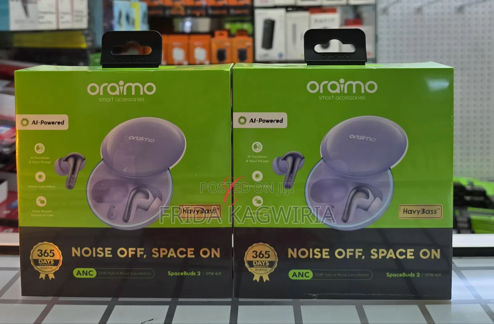 Oraimo SpaceBuds 2 OTW-631 ANC Noise Cancellation Voice Translation