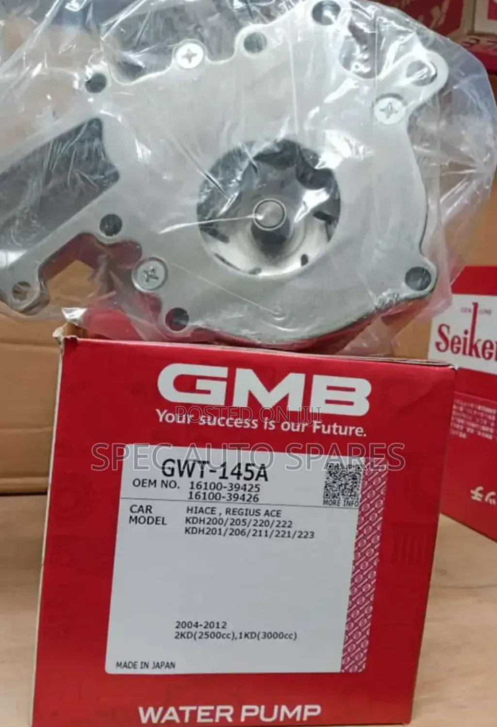 Water Pump Toyota Hiace 7l 1kd 2kd Engine Hilux Prado Fortuner
