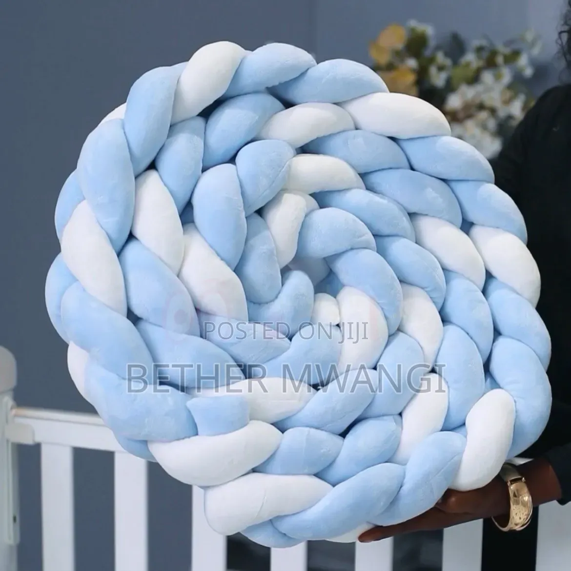 2-Strand Braided Cot Bumpers in Kenya