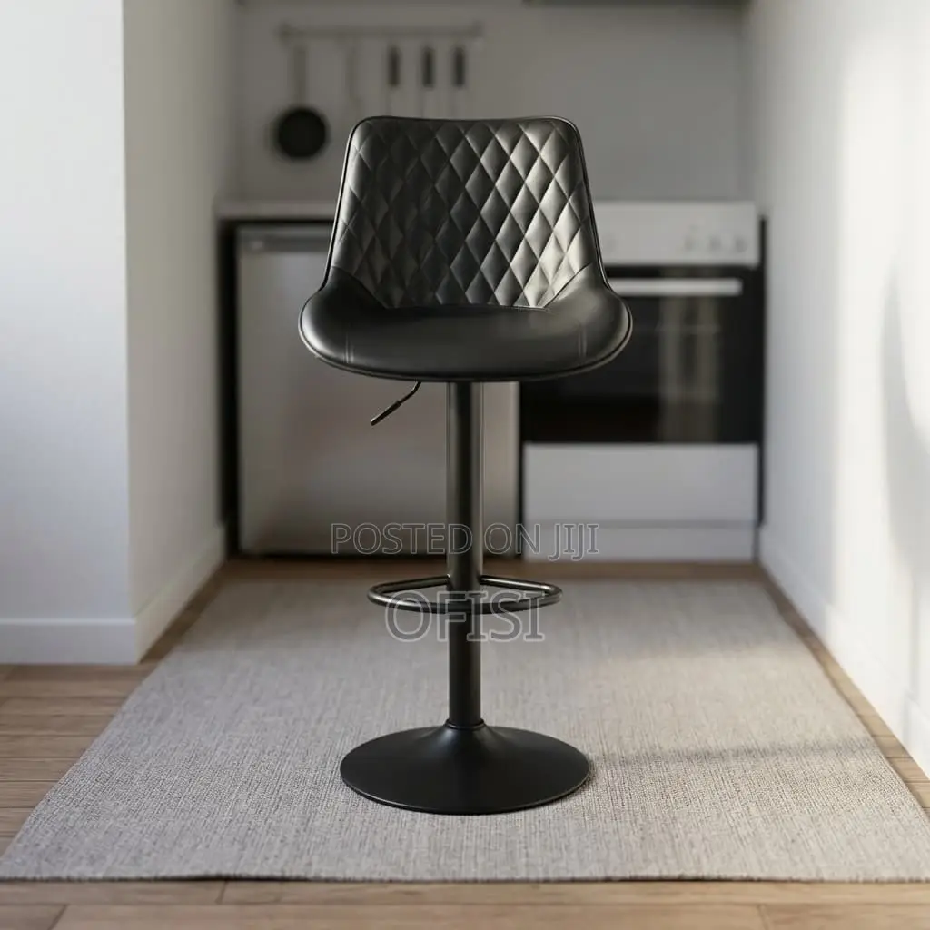 Bar Stool; Height Adjustable Swivel Bar Stool