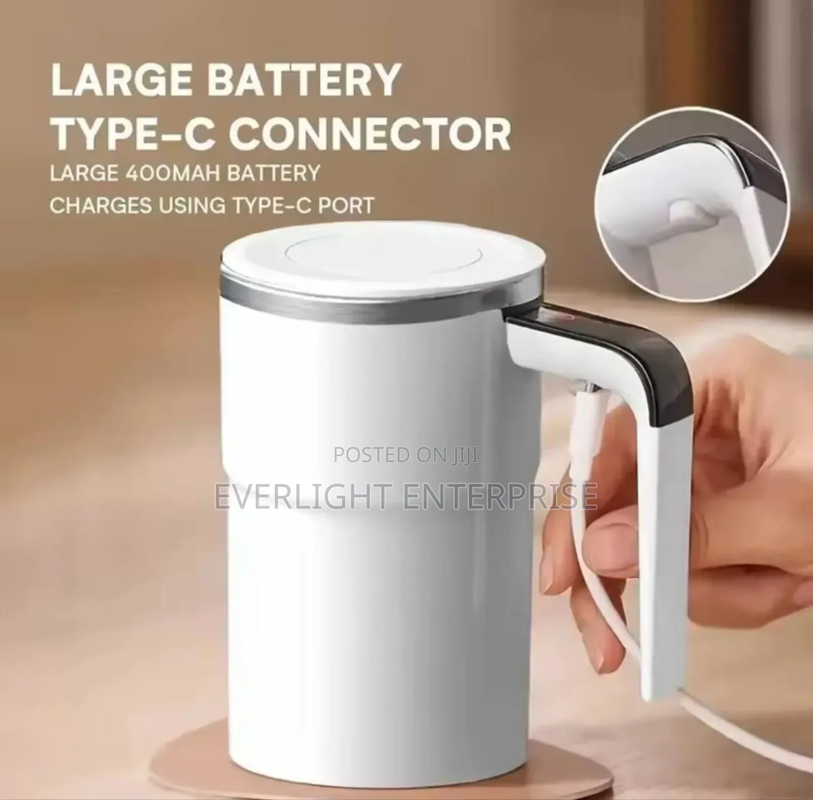 *Automatic Stirring Coffee Cup