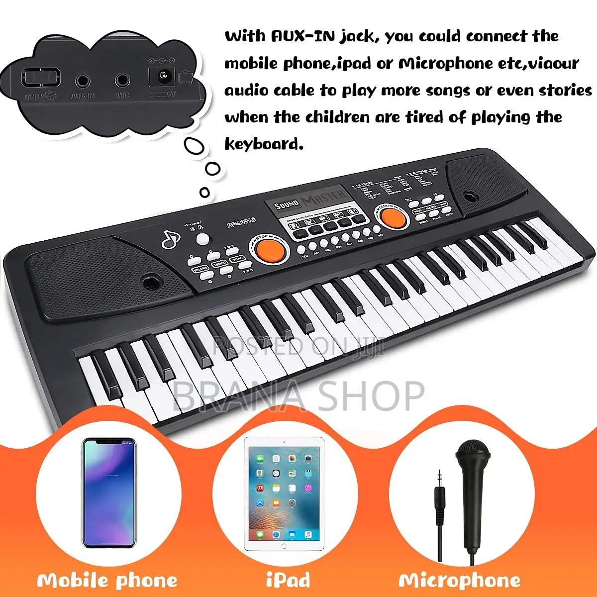 BigFun Sound Master Electronic Kids Keyboard