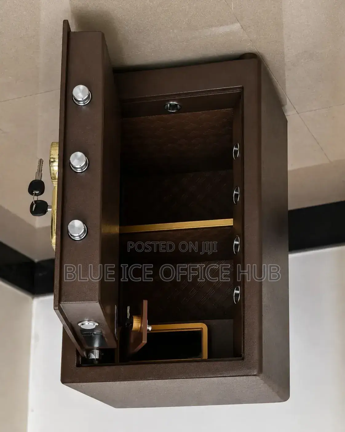 Heavy Duty Security Safe Box With Lockable Storage Compartments