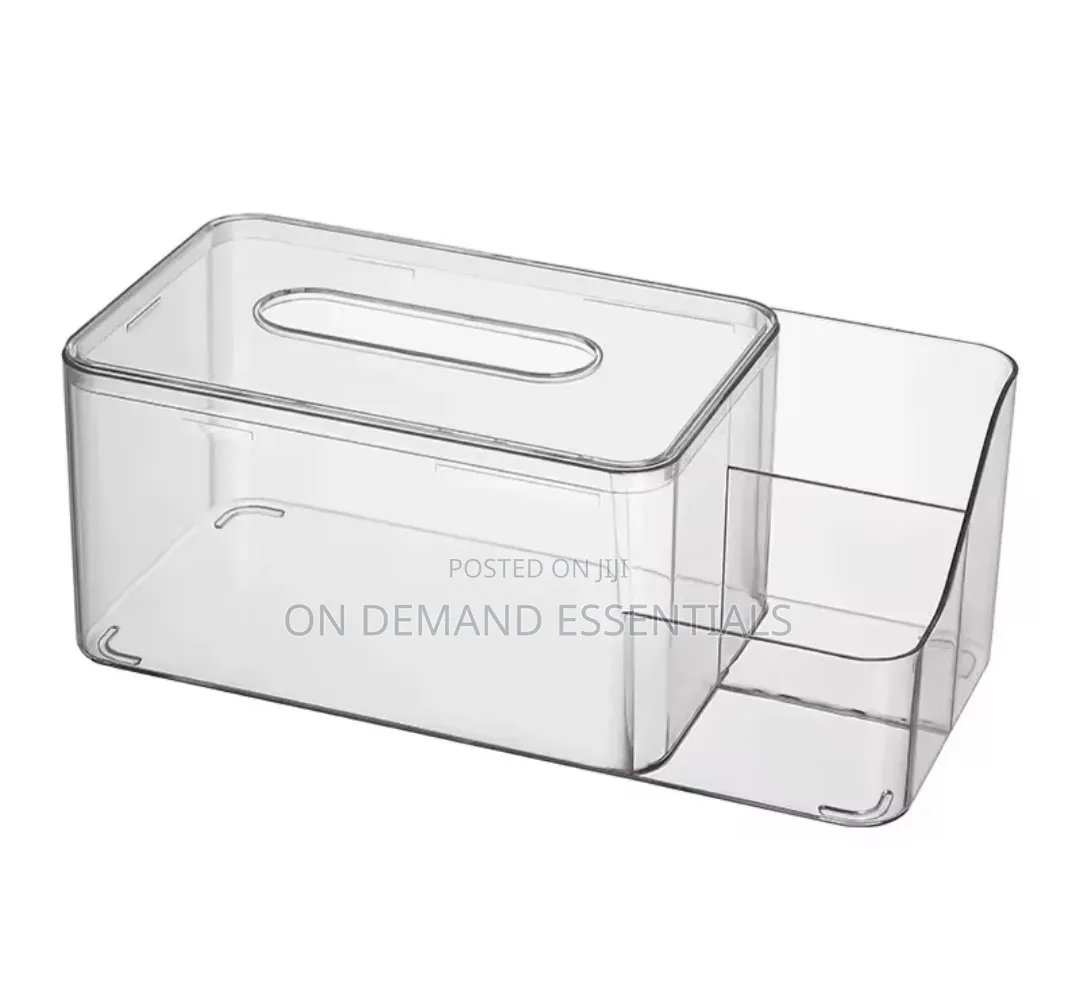 Acrylic Partitioned Serviette /Napkin Holder
Clear