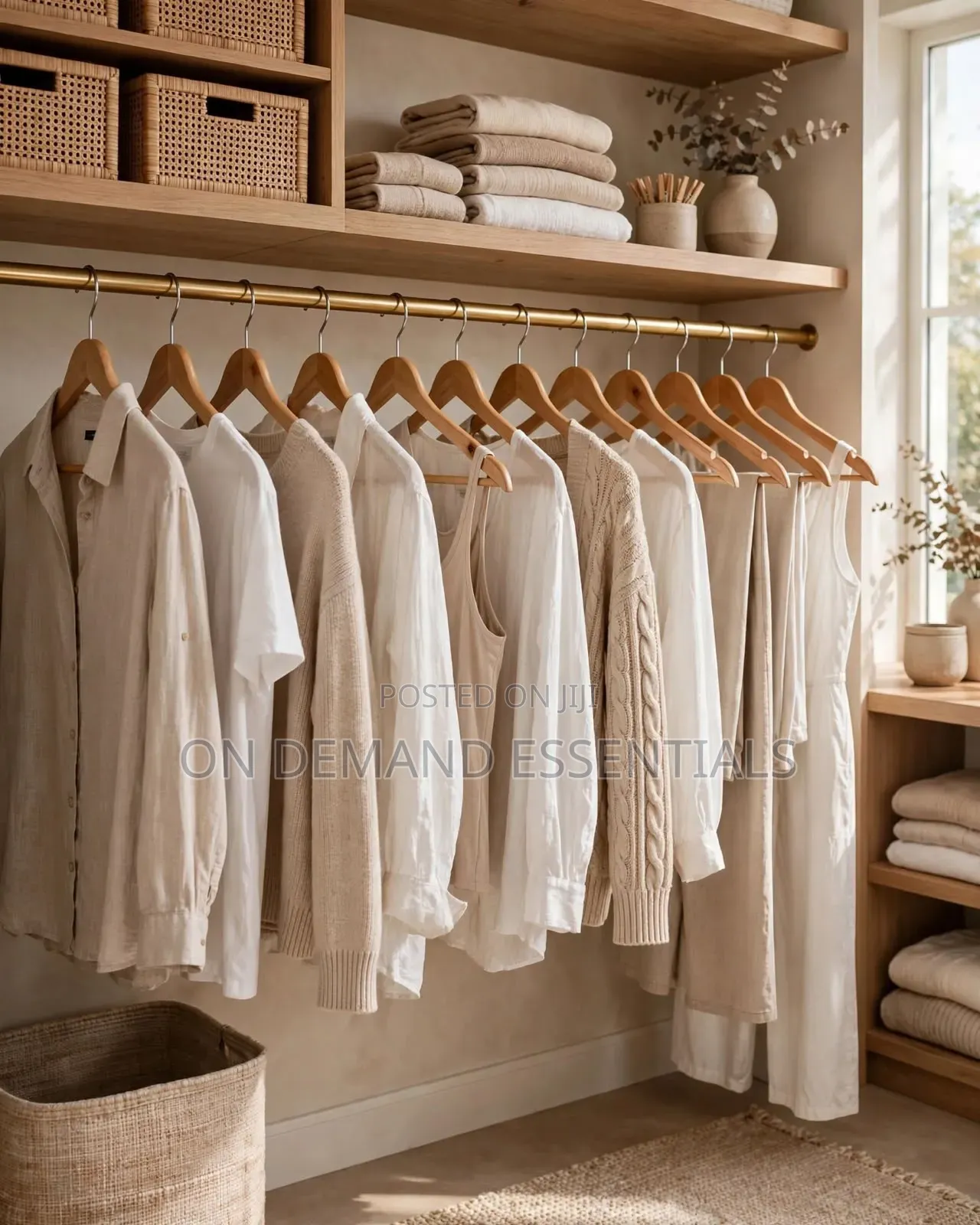 10 PCS Solid Wood Hangers — Natural Finish, Strong, Non-Slip
