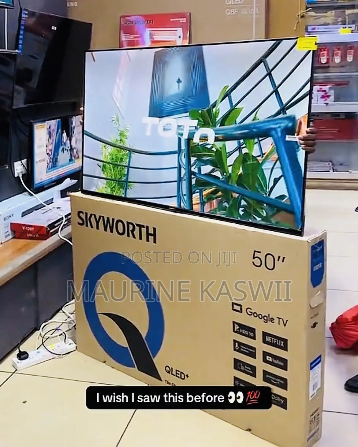 Skyworth 50”qled Google Frameless