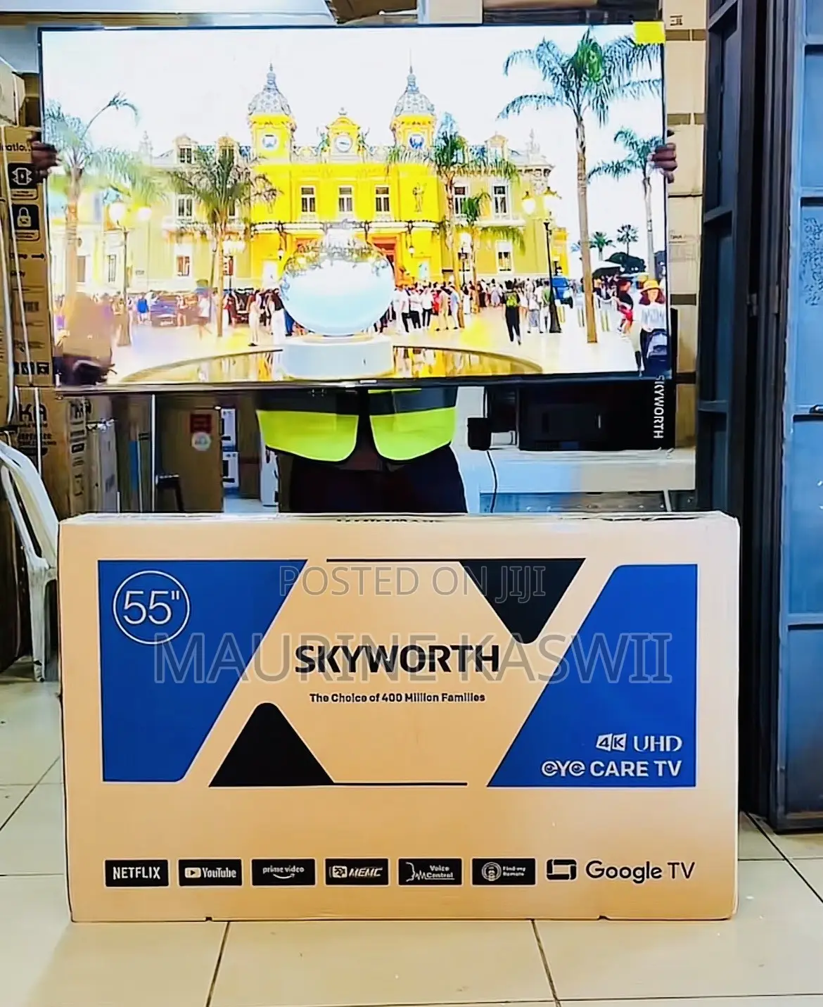 Skyworth 55”g6500h Google Frameless Television