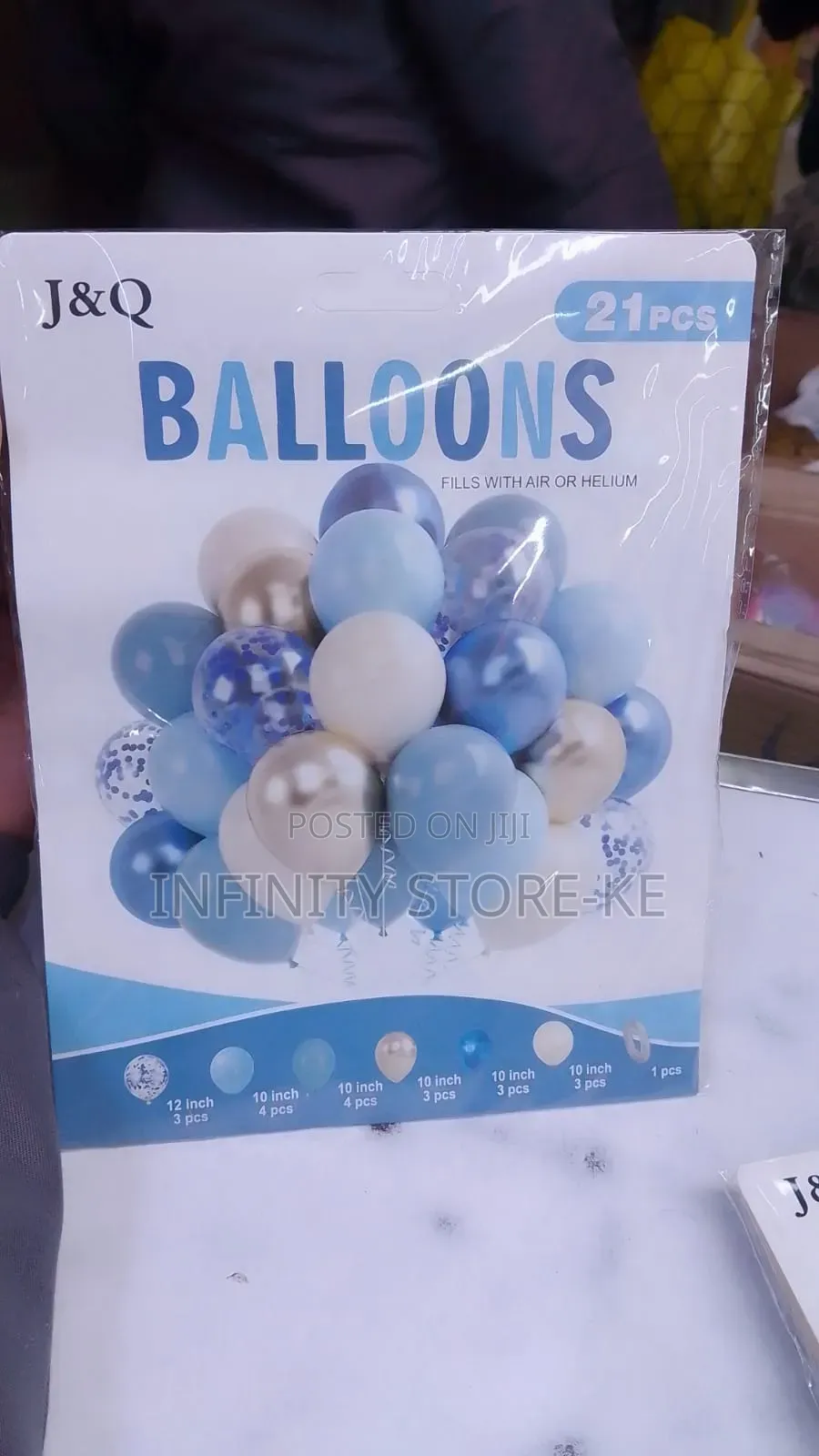 Decorative Confetti Party Balloons 21 PCS