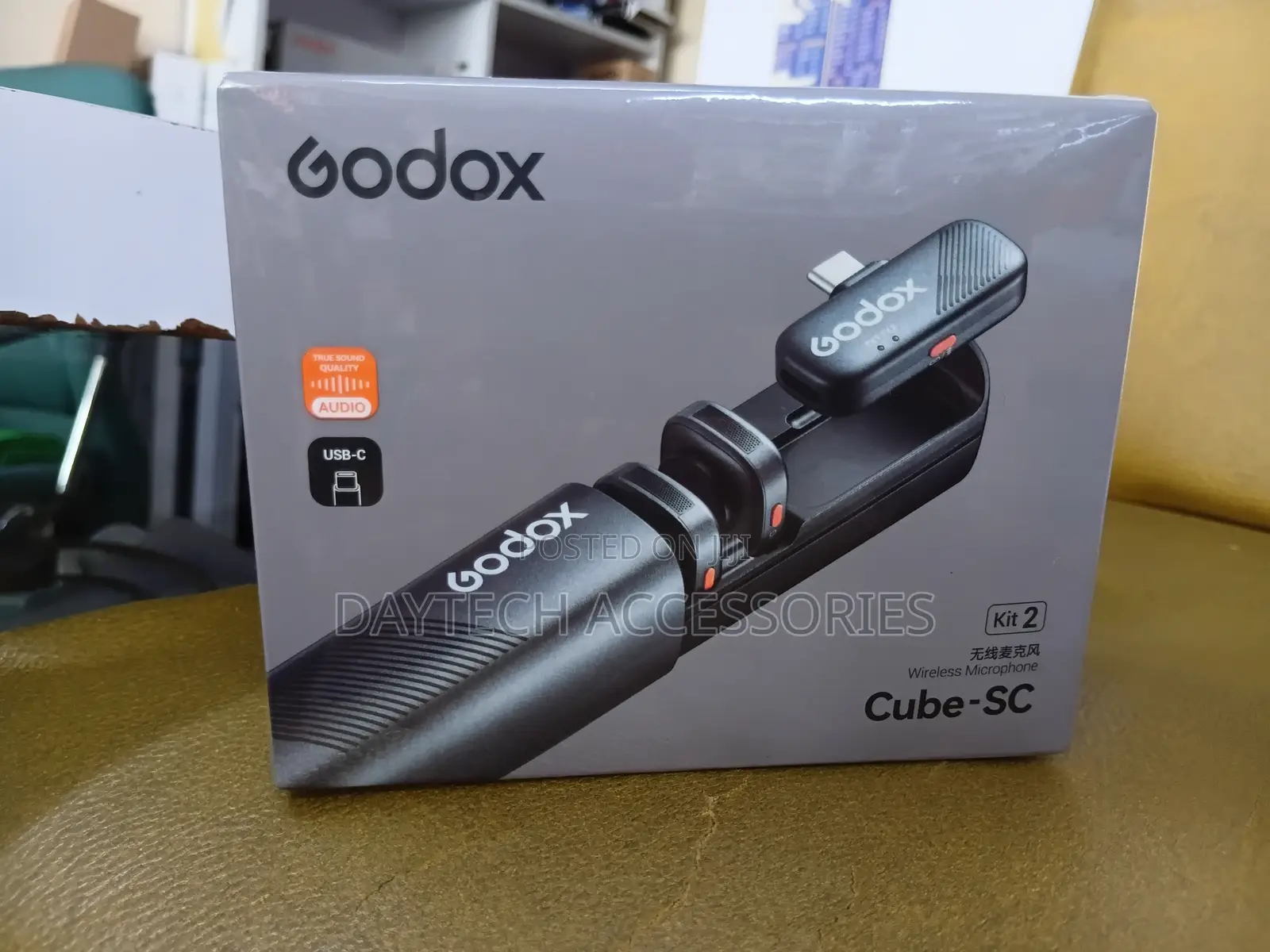 Godox CUBE-SL KIT 2 WHITE (Type-C Plug) 2.4GHz Wireless Microphone.