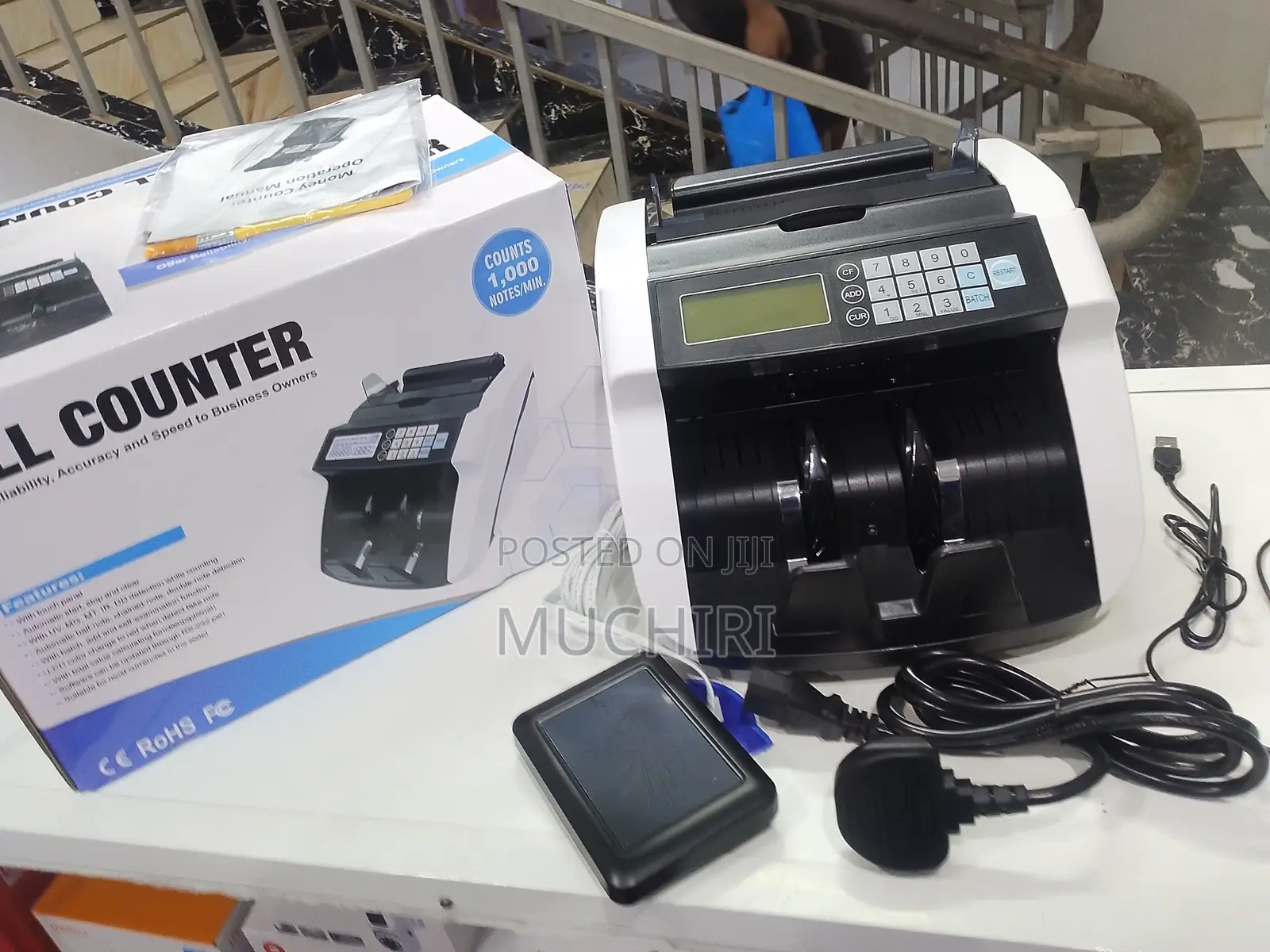Bill Counter Money Counter With Fake Note Detection