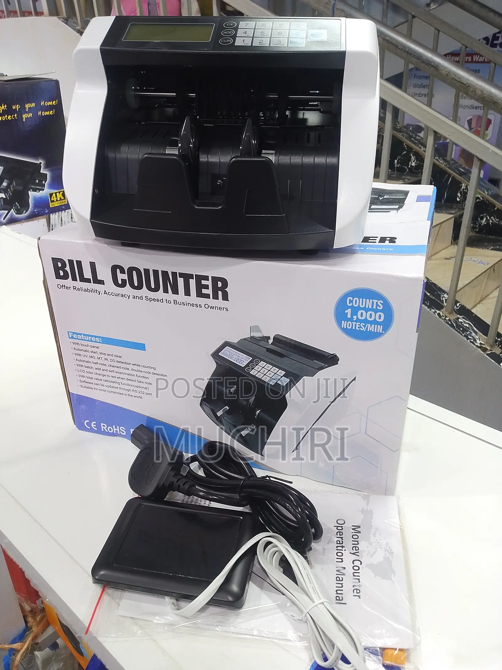 High Speed Cash Counter Bill Counter