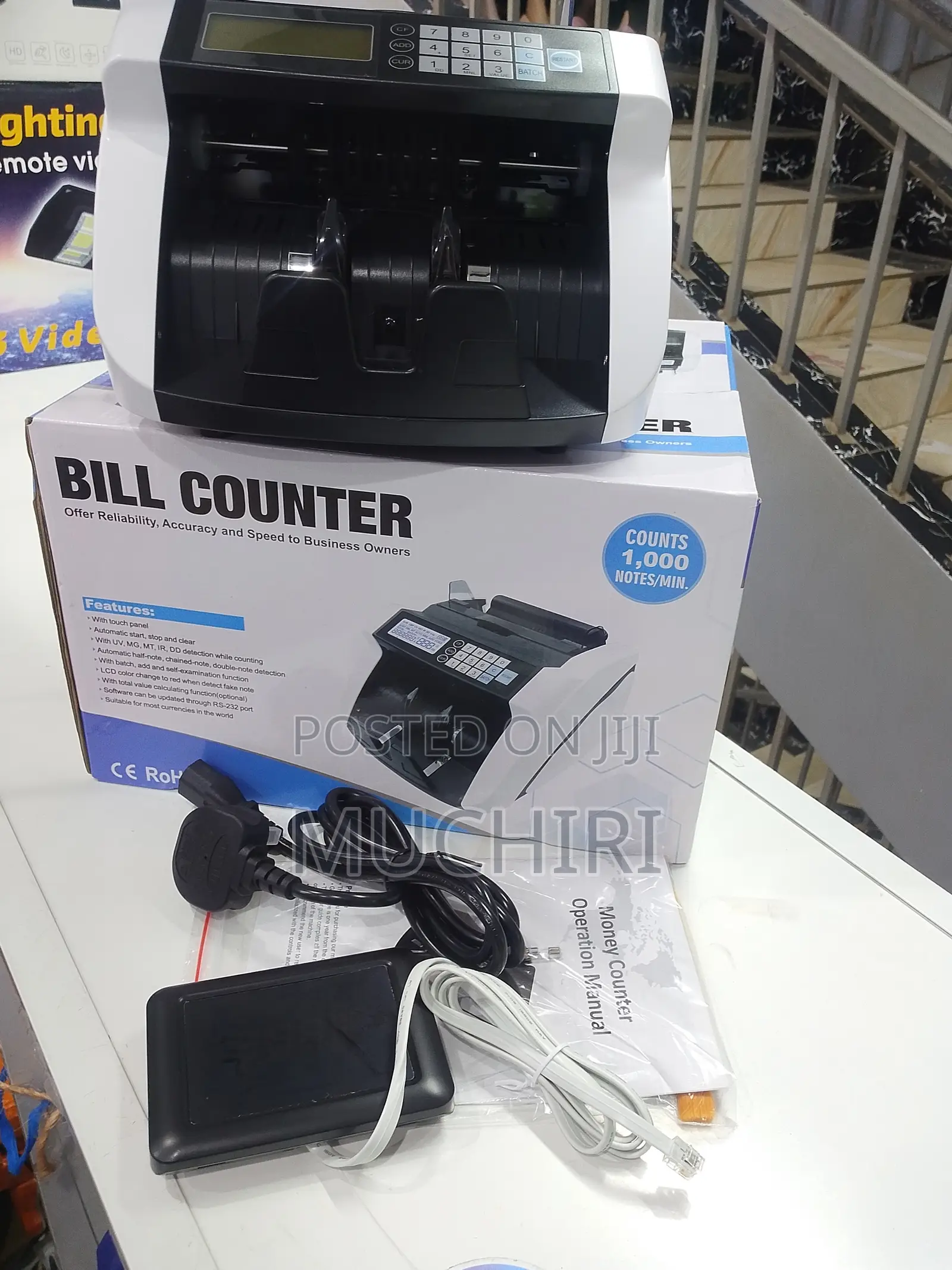 High Speed Cash Counter Bill Counter