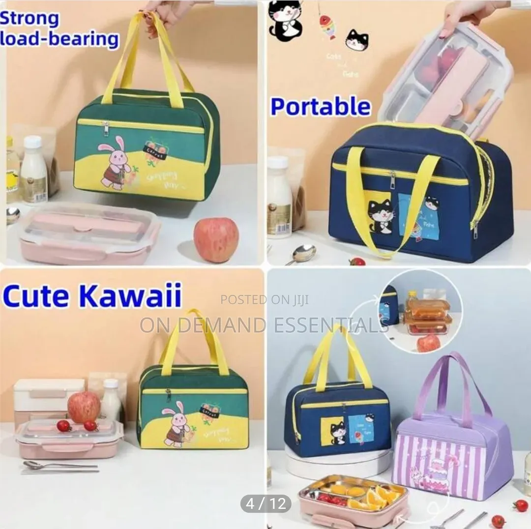 Oxford Cloth Insulated Lunch Bag for Kids