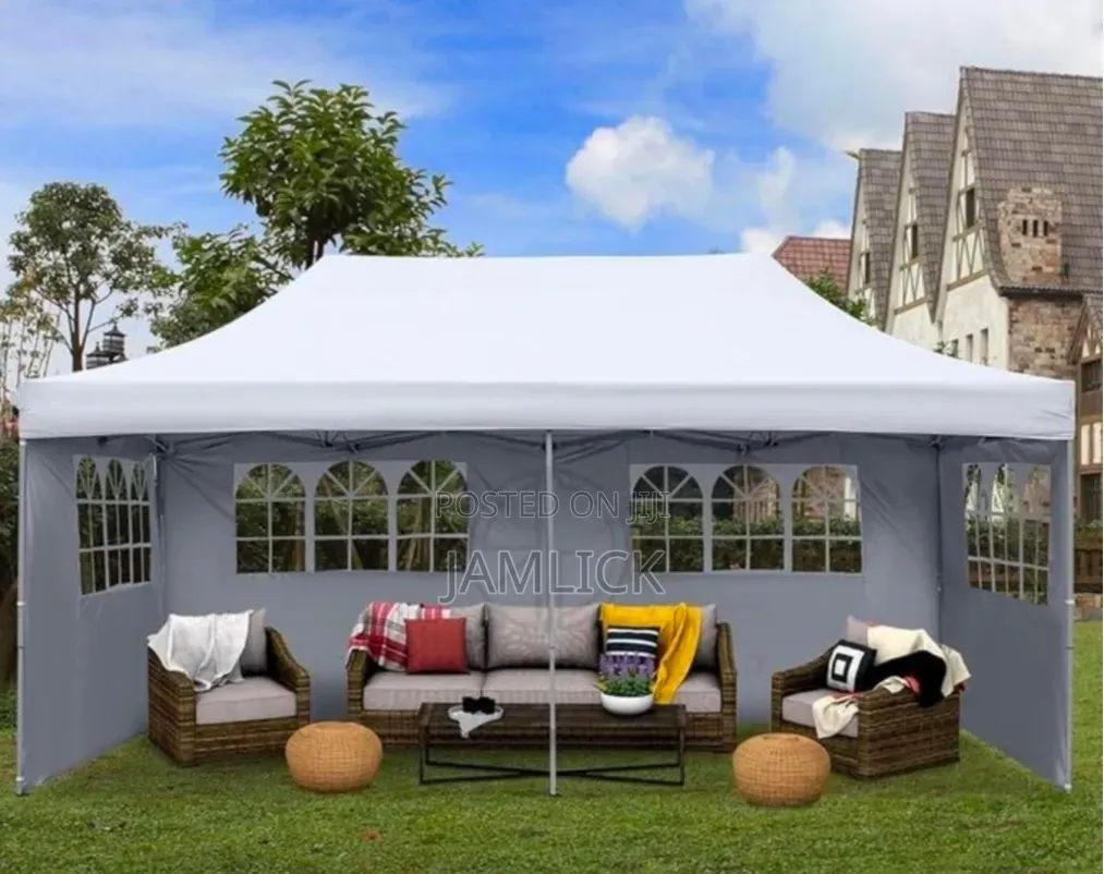 3×6m Windowed Canopy Tent Gazebo - Sh