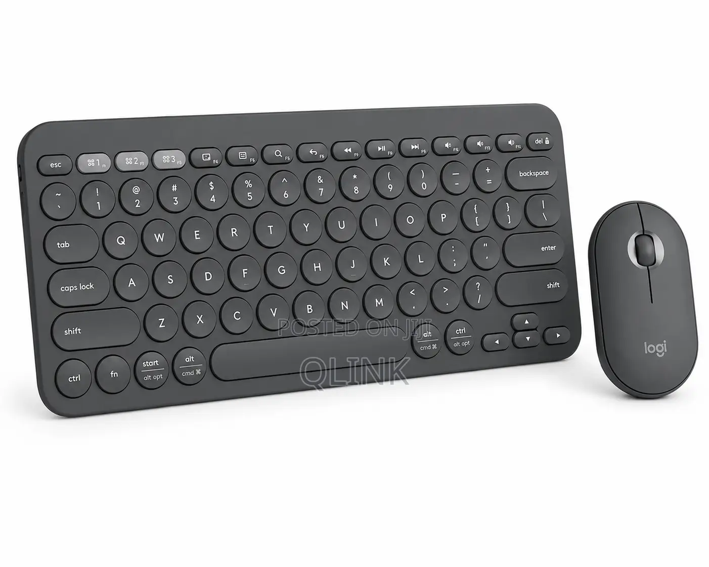 Logitech Pebble 2 Bluetooth Keyboard and Mouse Combo - Graphite