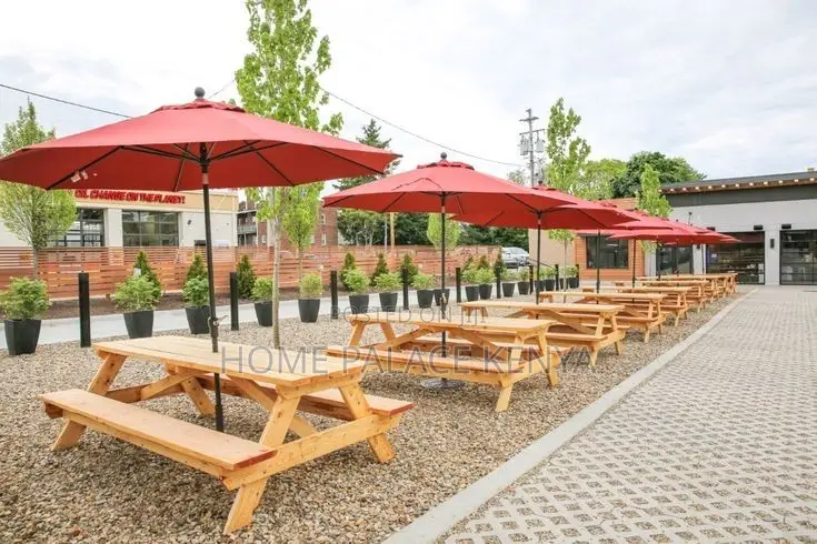 Outdoor Set; Comfortable Outdoor Conversation Set With Garden Umbrella