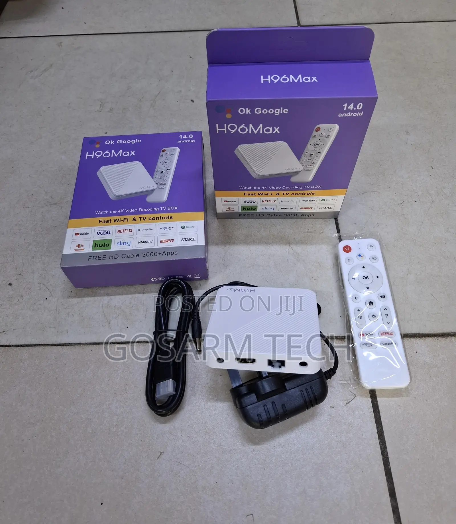H96 Max Android 14 TV Box – 2gb Ram + 16gb Rom, Ultra Hd