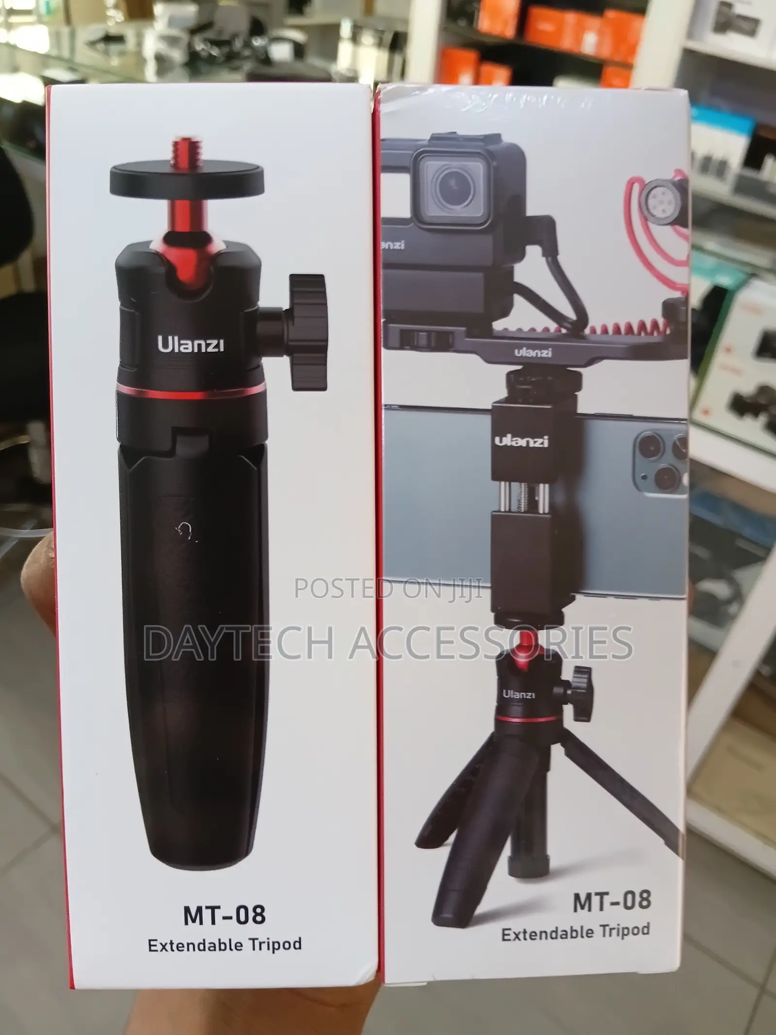ULANZI MT-08 Extension Rod Tripod Mini Selfie Stick Tripod Stand.